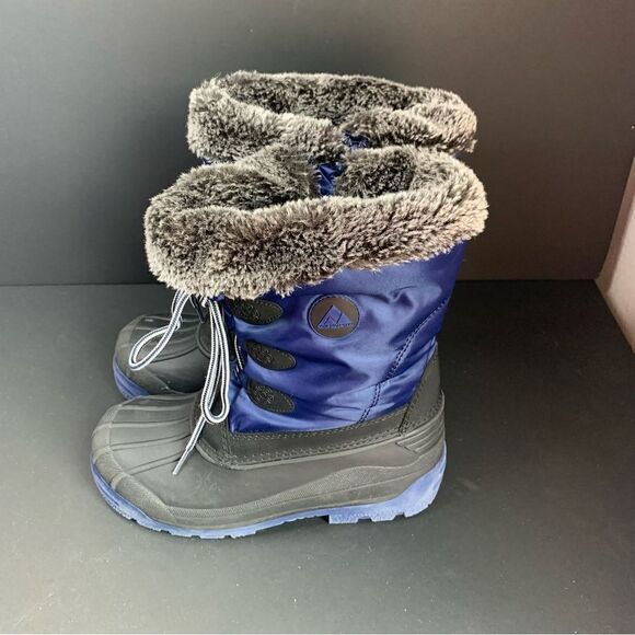 Nova Mountain Thinsulate Navy Gray‎ Kids Snowboots - Picture 4 of 9